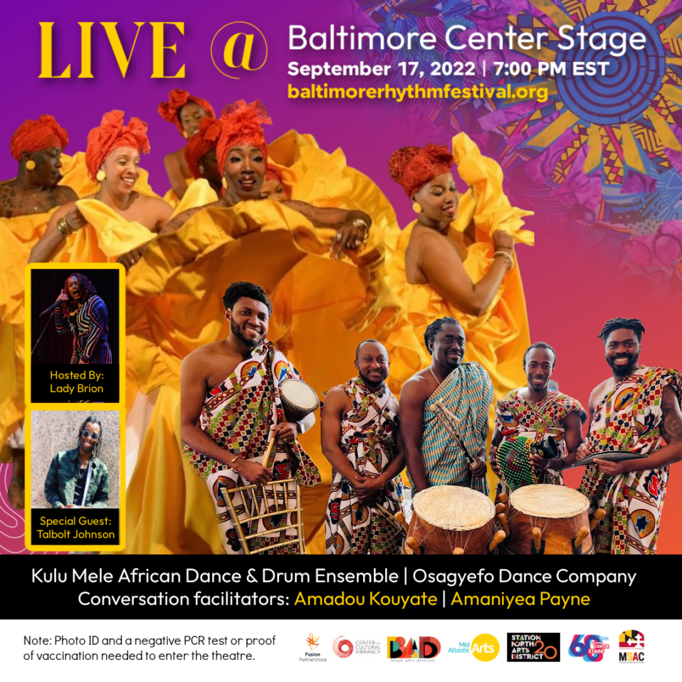 Baltimore Rhythm Festival promotional poster