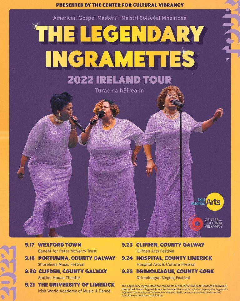 Ingramettes Ireland promotional tour poster